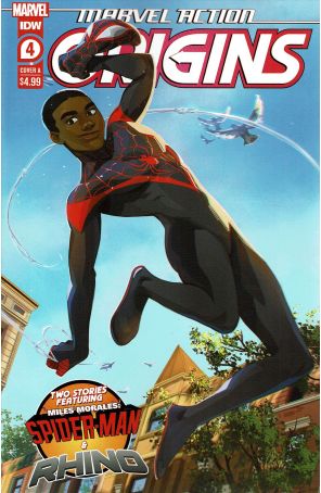 Marvel Action: Origins 4A published by IDW with cover art by Lanna Souvanny
