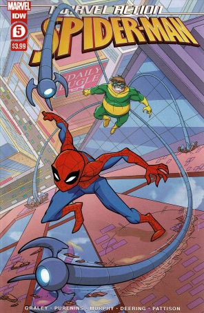Marvel Action: Spider-Man (Vol. 3) 5A published by IDW with cover art by Philip Murphy