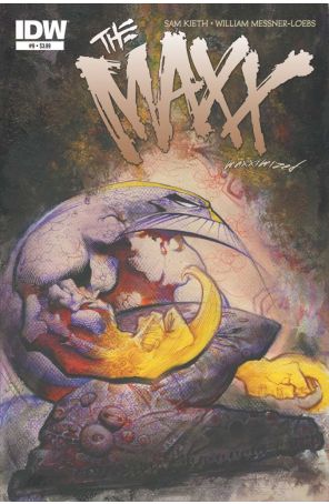Maxx: Maxximized 9 published by IDW with cover art by Sam Kieth