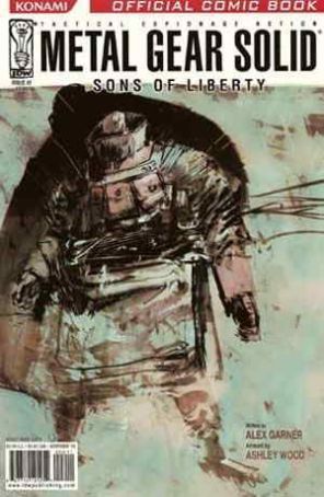 Metal Gear Solid: Sons of Liberty 2A published by IDW with cover art by Ashley Wood