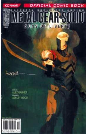 Metal Gear Solid: Sons of Liberty 4A published by IDW with cover art by Ashley Wood