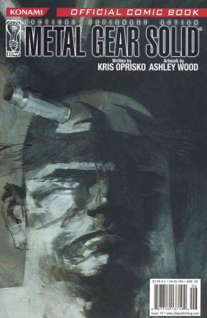 Metal Gear Solid 10 published by IDW with cover art by Ashley Wood