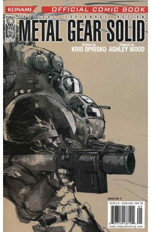 Metal Gear Solid 9 published by IDW with cover art by Ashley Wood
