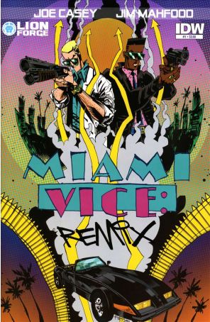 Miami Vice Remix 1 published by IDW with cover art by Jim Mahfood