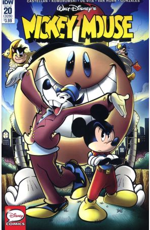 Mickey Mouse (IDW) 20 published by IDW with cover art by Jonathan Gray