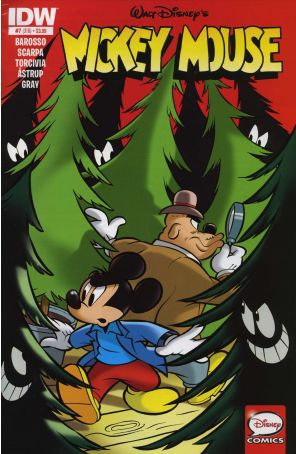 Mickey Mouse (IDW) 7 published by IDW with cover art by Andrea Castellan