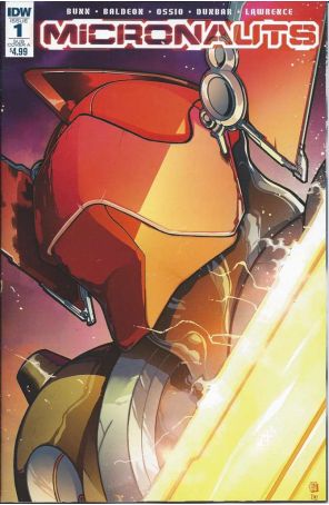 Micronauts (IDW) 1A published by IDW with cover art by David Baldeon
