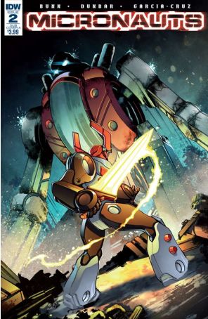 Micronauts (IDW) 2A published by IDW with cover art by David Baldeon