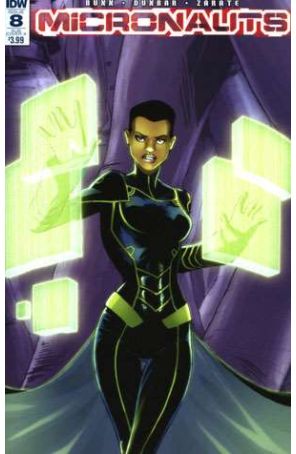 Micronauts (IDW) 8A published by IDW with cover art by Andrew Griffith