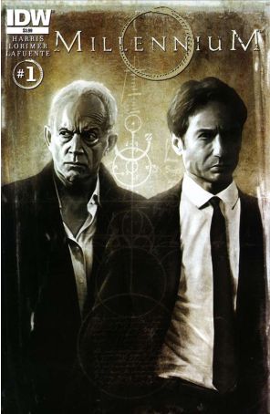Millennium (IDW) 1 published by IDW with cover art by Menton3