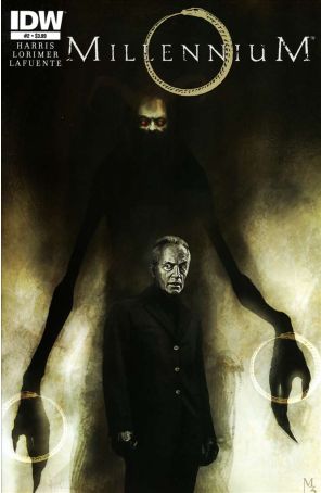 Millennium (IDW) 2 published by IDW with cover art by Menton3