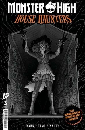 Monster High: House Haunters 3A published by IDW with cover art by Serena Mercado