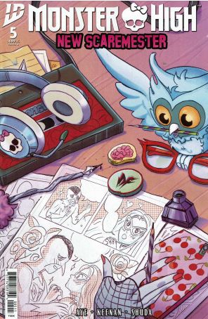 Monster High: New Scaremester 5A published by IDW with cover art by Arielle Jovellanos