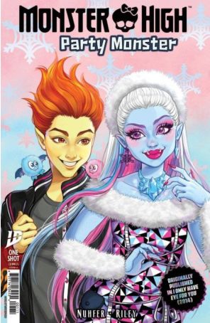 Monster High: Party Monster 1A published by IDW with cover art by Tsuukiyomo