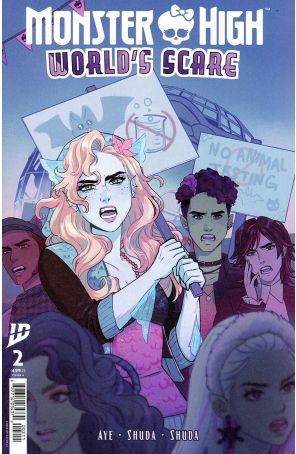 Monster High: World's Scare 2A published by IDW with cover art by Cathy Le