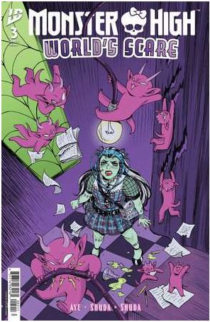 Monster High: World's Scare 3A published by IDW with cover art by Rose Bousamra