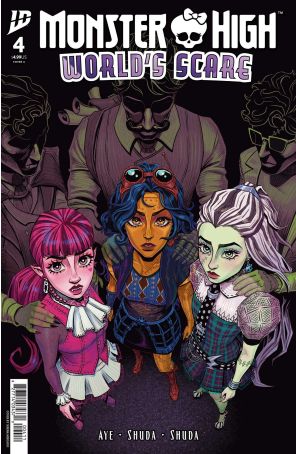 Monster High: World's Scare 4A published by IDW with cover art by Serena Mercado