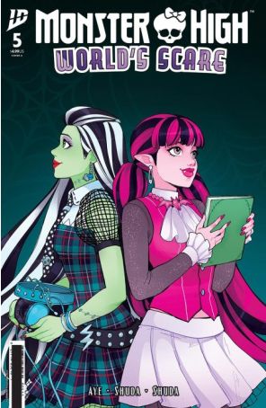 Monster High: World's Scare 5A published by IDW with cover art by Felia Hanakata