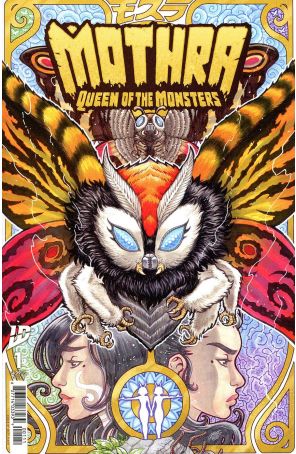 Mothra: Queen of the Monsters 1A published by IDW with cover art by Matt Frank