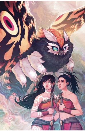 Mothra: Queen of the Monsters 3C published by IDW with cover art by Nicole Goux