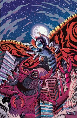 Mothra: Queen of the Monsters 5C published by IDW with cover art by Jake Smith