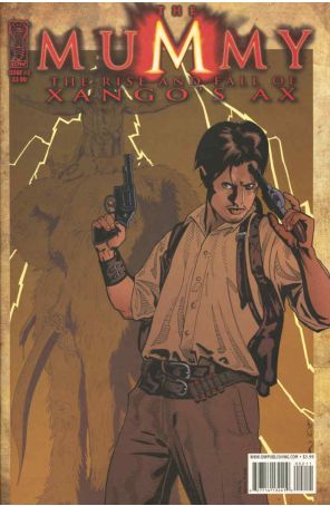 Mummy: The Rise and Fall of Xango's Ax 2A published by IDW with cover art by Stephen Mooney