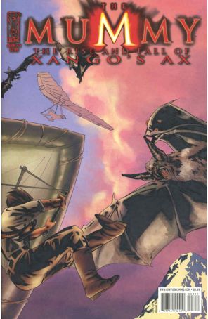 Mummy: The Rise and Fall of Xango's Ax 3A published by IDW with cover art by Stephen Mooney