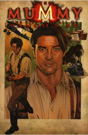 Mummy: The Rise and Fall of Xango's Ax TPB 1 published by IDW with cover art by Stephen Mooney