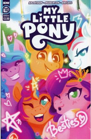My Little Pony (IDW, 2nd Series) 10B published by IDW with cover art by Justasuta