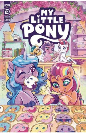 My Little Pony (IDW, 2nd Series) 13A published by IDW with cover art by Sophie Scruggs