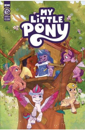 My Little Pony (IDW, 2nd Series) 15B published by IDW with cover art by Valentina Pinto