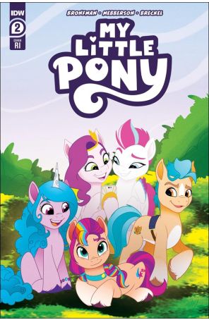 My Little Pony (IDW, 2nd Series) 2C published by IDW with cover art by Trish Forstner