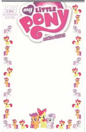 My Little Pony Micro-Series 7E published by IDW with cover art by Tony Fleecs