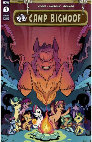 My Little Pony: Camp Bighoof 1A published by IDW with cover art by Kate Sherron