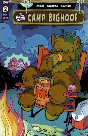 My Little Pony: Camp Bighoof 2A published by IDW with cover art by Kate Sherron