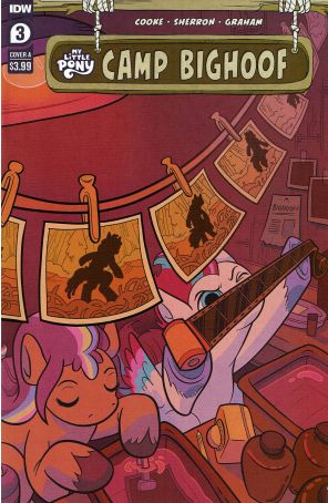 My Little Pony: Camp Bighoof 3A published by IDW with cover art by Kate Sherron