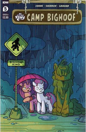 My Little Pony: Camp Bighoof 5A published by IDW with cover art by Kate Sherron