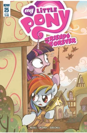 My Little Pony: Friends Forever 25A published by IDW with cover art by Brenda Hickey