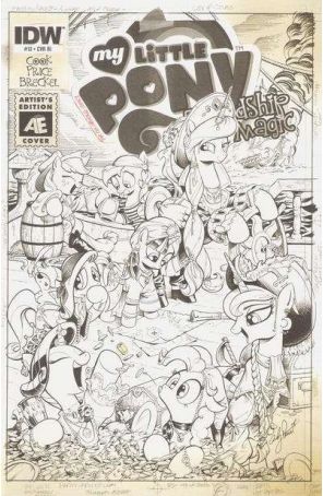 My Little Pony: Friendship Is Magic 13C published by IDW with cover art by Andy Price