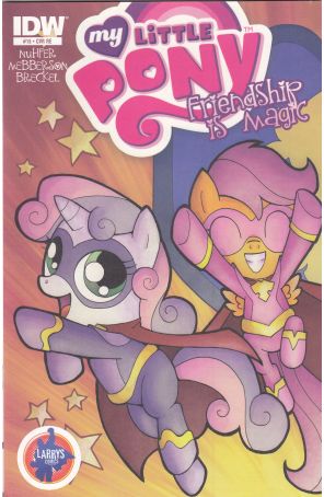My Little Pony: Friendship Is Magic 15D published by IDW with cover art by Agnes Garbowska
