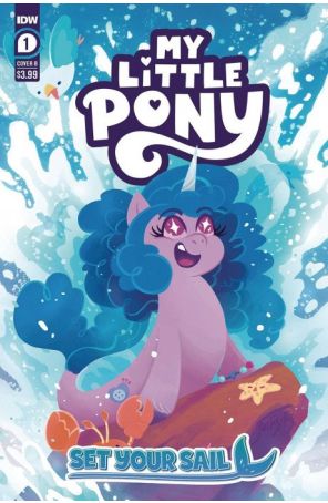 My Little Pony: Set Your Sail 1B published by IDW with cover art by Justasuta