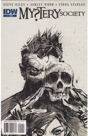 Mystery Society 1 (2nd) published by IDW with cover art by Ashley Wood