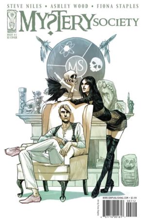 Mystery Society 1A published by IDW with cover art by Fiona Staples