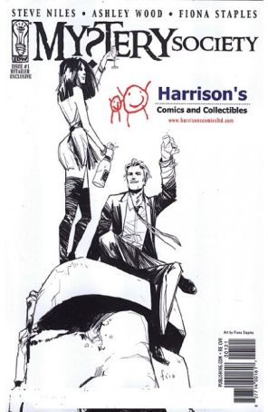 Mystery Society 1I published by IDW with cover art by Fiona Staples