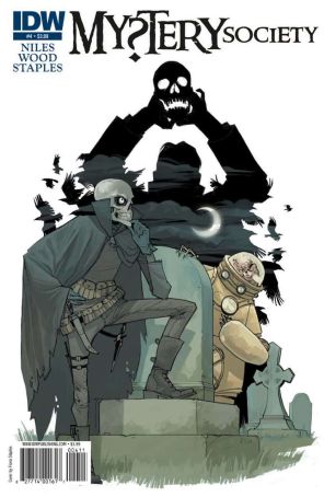 Mystery Society 4 published by IDW with cover art by Fiona Staples