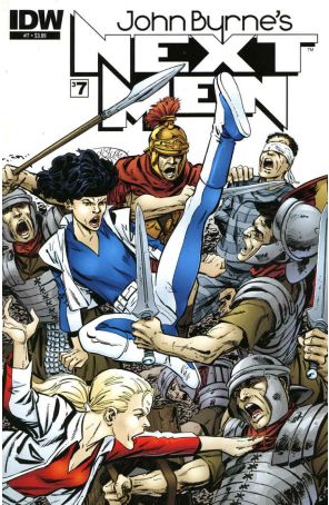 Next Men (John Byrne's, 2nd Series) 7 published by IDW with cover art by John Byrne