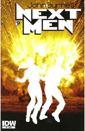 Next Men (John Byrne's, 2nd Series) 9 published by IDW with cover art by John Byrne