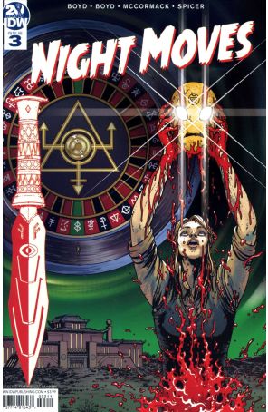 Night Moves 3A published by IDW with cover art by Chris Burnham