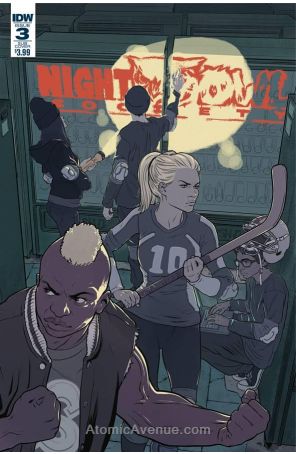 Night Owl Society 3 (Sub) published by IDW with cover art by Hugo Petrus
