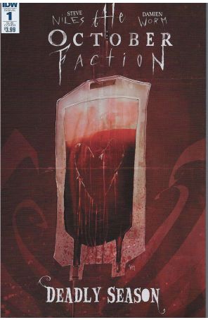 October Faction: Deadly Season 1A published by IDW with cover art by Damien Worm